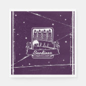 Serviette En Papier Sardines dans une boîte (Devant)