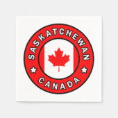 Serviette En Papier Saskatchewan Canada (Devant)