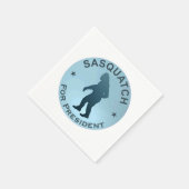 Serviette En Papier Sasquatch, Président (Coin)