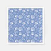 Serviette En Papier Sassy Seashell Pattern (Devant)