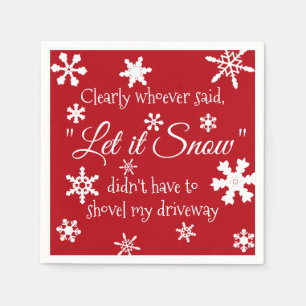 Serviette En Papier Sassy Snow Sassy