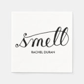 Serviette En Papier satire calligraphie papier serviette (Devant)