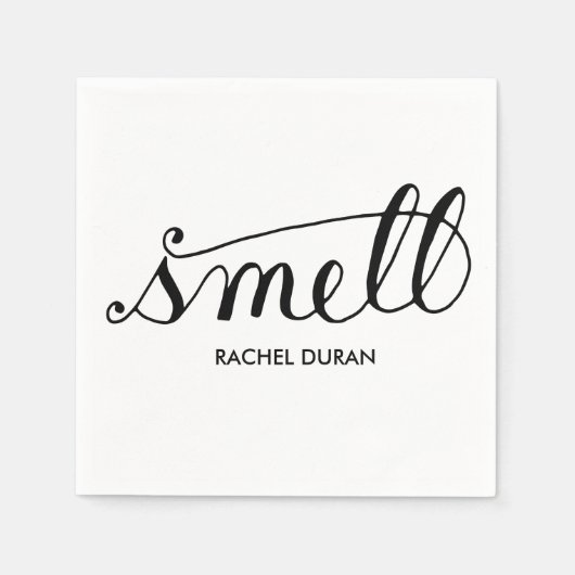 Serviette En Papier satire calligraphie papier serviette (Devant)