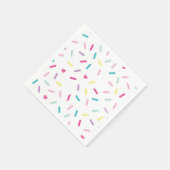 Serviette En Papier Saupoudrer de crème glacée et de gâteaux Anniversa (Coin)