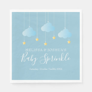 Serviette En Papier Saupoudrer petit étoile bleu Baby Sprinkle