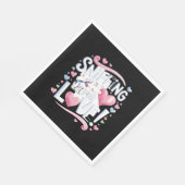 Serviette En Papier Saupoudrer pour l'amour ! Chien (Coin)