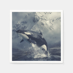 Serviette En Papier Saute-baleine sauvage