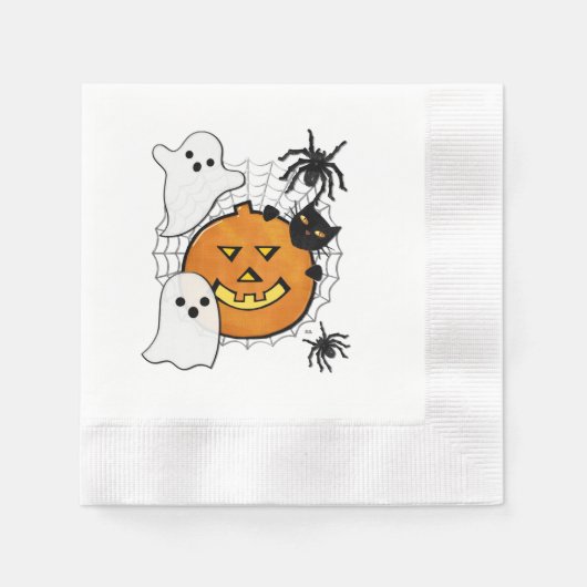 Serviette En Papier Sauter dans la nuit (Devant)