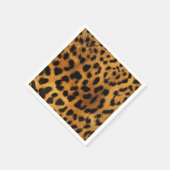 Serviette En Papier sauvage Safari animal guépard empreinte de léopard (Coin)