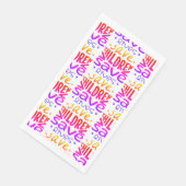 Serviette En Papier Sauver les enfants, sauver des vies (Coin)