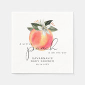 Serviette En Papier SAVANNAH Little Peach Baby shower (Devant)