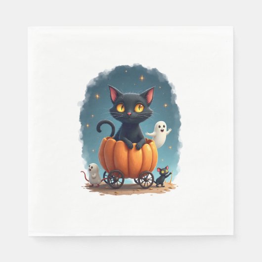 Serviette En Papier Scarecrow Cat Sentinel (Devant)