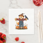Serviette En Papier Scarecrow Samoyé Dog (En situation)