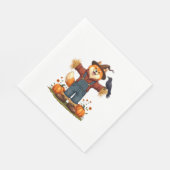 Serviette En Papier Scarecrow Samoyé Dog (Coin)