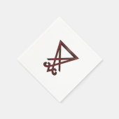 Serviette En Papier Sceau de Lucifer (Coin)