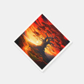 Serviette En Papier Scène artistique (Coin)