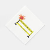 Serviette En Papier Scène de crime de la police (Coin)