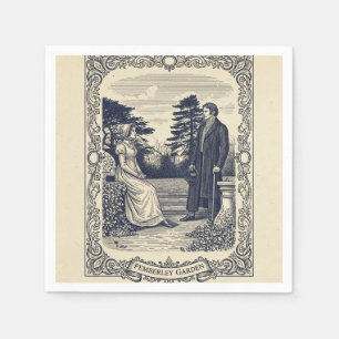 Serviette En Papier Scène de Darcy & Elizabeth