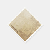 Serviette En Papier Scène de faisan d'automne (Coin)