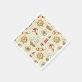 Serviette En Papier Scène Océanique (Coin)