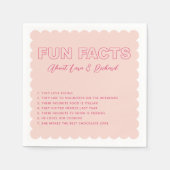 Serviette En Papier Schéma de trait gras Texte amusant serviettes (Devant)