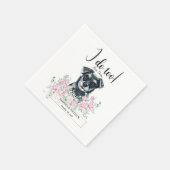 Serviette En Papier Schnauzer Chien Mariage Cocktail Napkins (Coin)