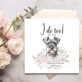 Serviette En Papier Schnauzer Chien Mariage Cocktail Napkins