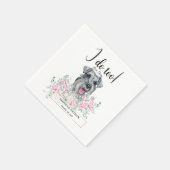 Serviette En Papier Schnauzer Chien Mariage Cocktail Napkins (Coin)
