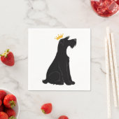 Serviette En Papier Schnauzer Prince (En situation)