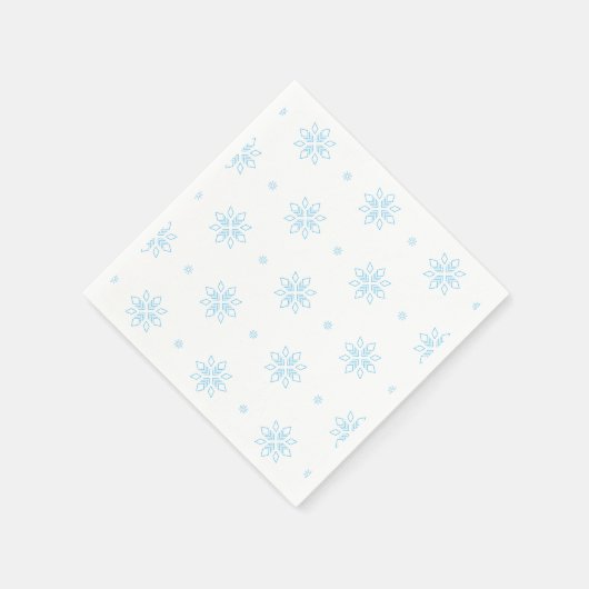 Serviette En Papier Schneeflocke (Coin)