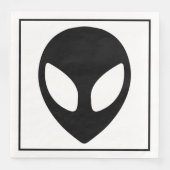 Serviette En Papier Science-fiction Alien spatiale Extraterrestre (Devant)