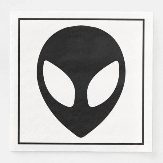 Serviette En Papier Science-fiction Alien spatiale Extraterrestre (Devant)
