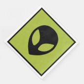 Serviette En Papier Science-fiction Alien spatiale Extraterrestre (Coin)