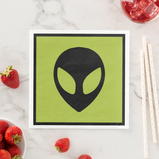 Serviette En Papier Science-fiction Alien spatiale Extraterrestre (En situation)