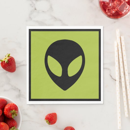 Serviette En Papier Science-fiction Alien spatiale Extraterrestre (En situation)