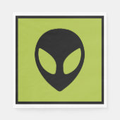Serviette En Papier Science-fiction Alien spatiale Extraterrestre (Devant)