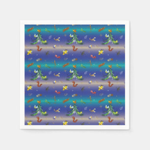 Serviette En Papier Science, Insect Buver Arbre de Noël