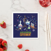 Serviette En Papier Science Invitations d'anniversaire (En situation)