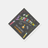 Serviette En Papier Science Paper Napkin Expérience Lab Anniversaire (Coin)