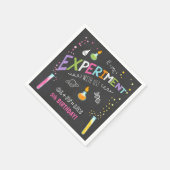 Serviette En Papier Science Paper Napkin Expérience Lab Anniversaire (Coin)