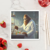 Serviette En Papier Scientifique de Bigfoot (En situation)