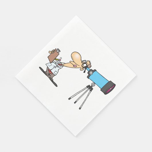 Serviette En Papier Scientifique en astronomie télescope Humour scient (Coin)
