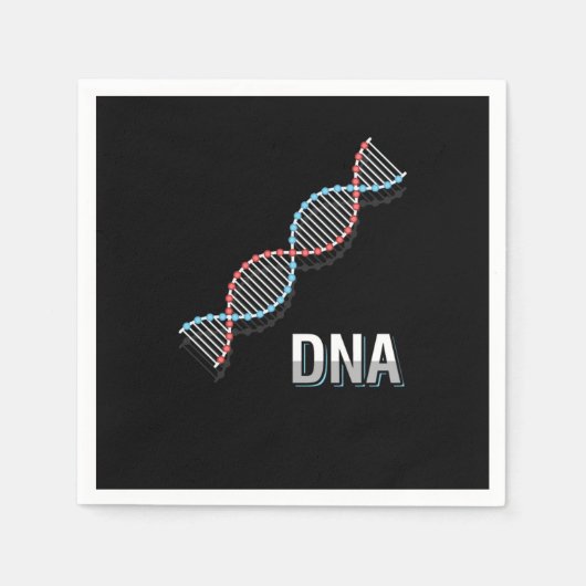Serviette En Papier Scientifiques en ADN génétique Organismes Virus Re (Devant)