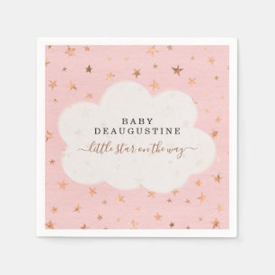 Serviette En Papier Scintillement de scintillement peu de baby shower
