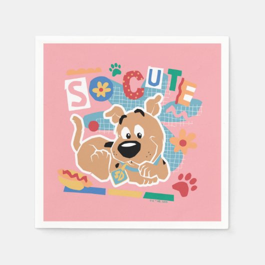 Serviette En Papier Scooby-Doo | Baby Scooby-Doo So migny (Devant)