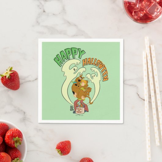 Serviette En Papier Scooby-Doo | Bonne Halloween (En situation)