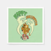 Serviette En Papier Scooby-Doo | Bonne Halloween (Devant)