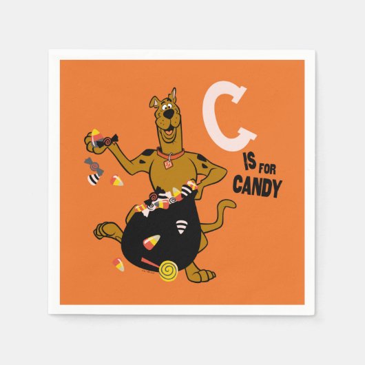 Serviette En Papier Scooby-Doo | C est pour Candy (Devant)
