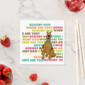 Serviette En Papier Scooby-Doo Coureur "Où Es-Tu ?" (En situation)