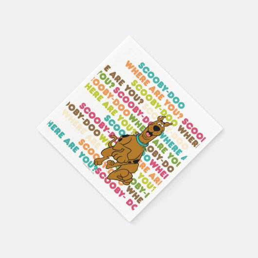 Serviette En Papier Scooby-Doo Coureur "Où Es-Tu ?" (Coin)
